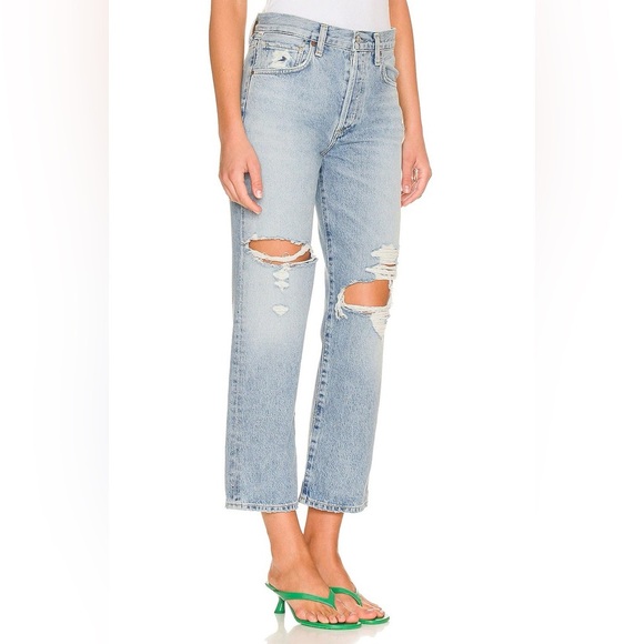 Citizens of Humanity Emery Crop Relaxed Straight in Heatwave - Size 27 - Picture 2 of 6